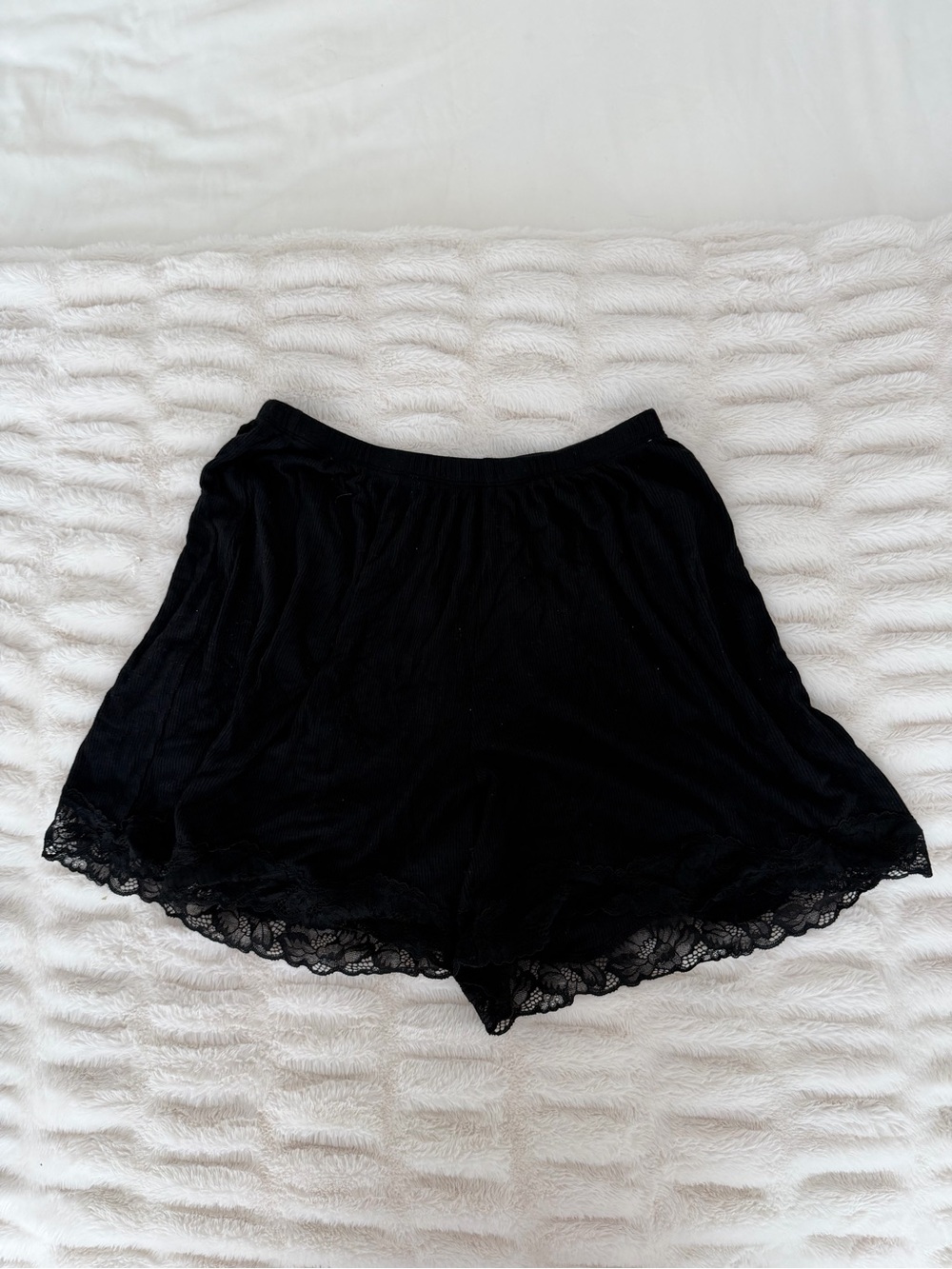 Black Lace Shorts